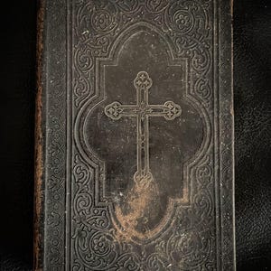 Song and Prayer Religious Book, Christian Memorabilia, Latvian Antique Hardcover 1877 Book, Lutheran Christian Church, Catholic Rare Book