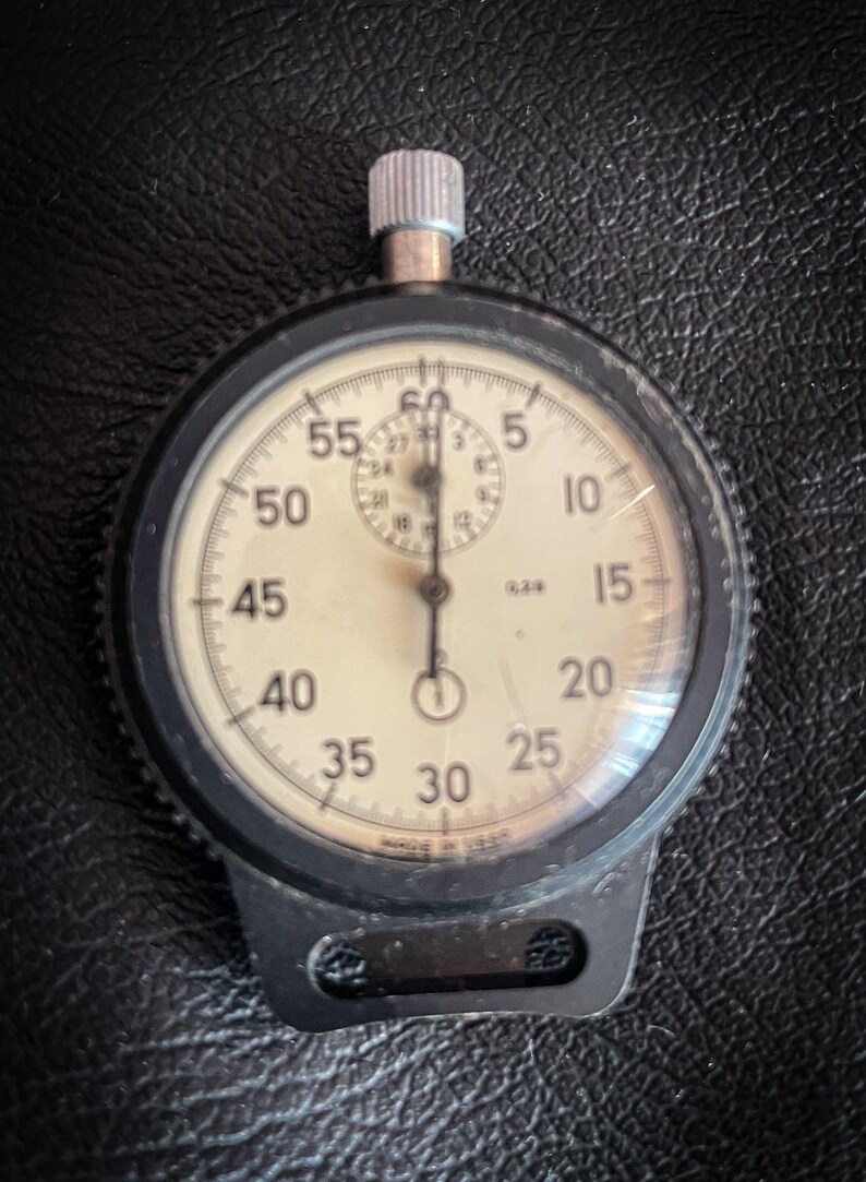 Vintage Soviet Era Mechanical Stopwatch. AGAT 4282 Model Split ...