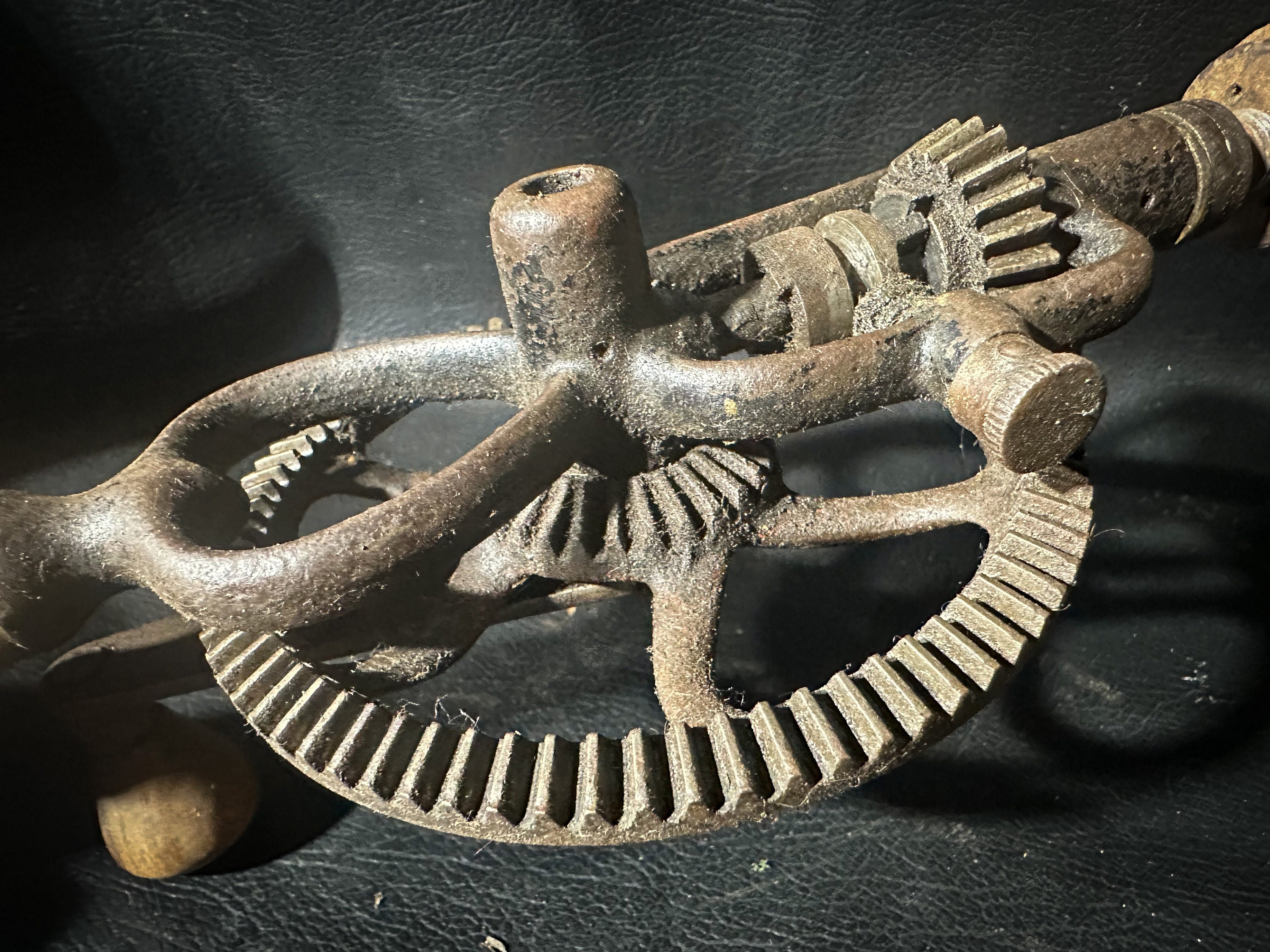 Antique Hand Drill Vintage Hand Tool Vintage Metal Tool Factory