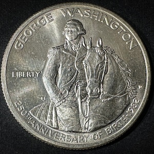 1982年-D ジョージワシントン記念 1/2ドル 1982 george washington half dollar - Etsy 日本
