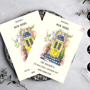 Bewerkbare verhuisaankondiging, Inwijdingsfeest Evite, Nieuw adres, Nieuw huis, We zijn verhuisd, We verhuizen, Inwijdingsfeestcadeau, Instant Download