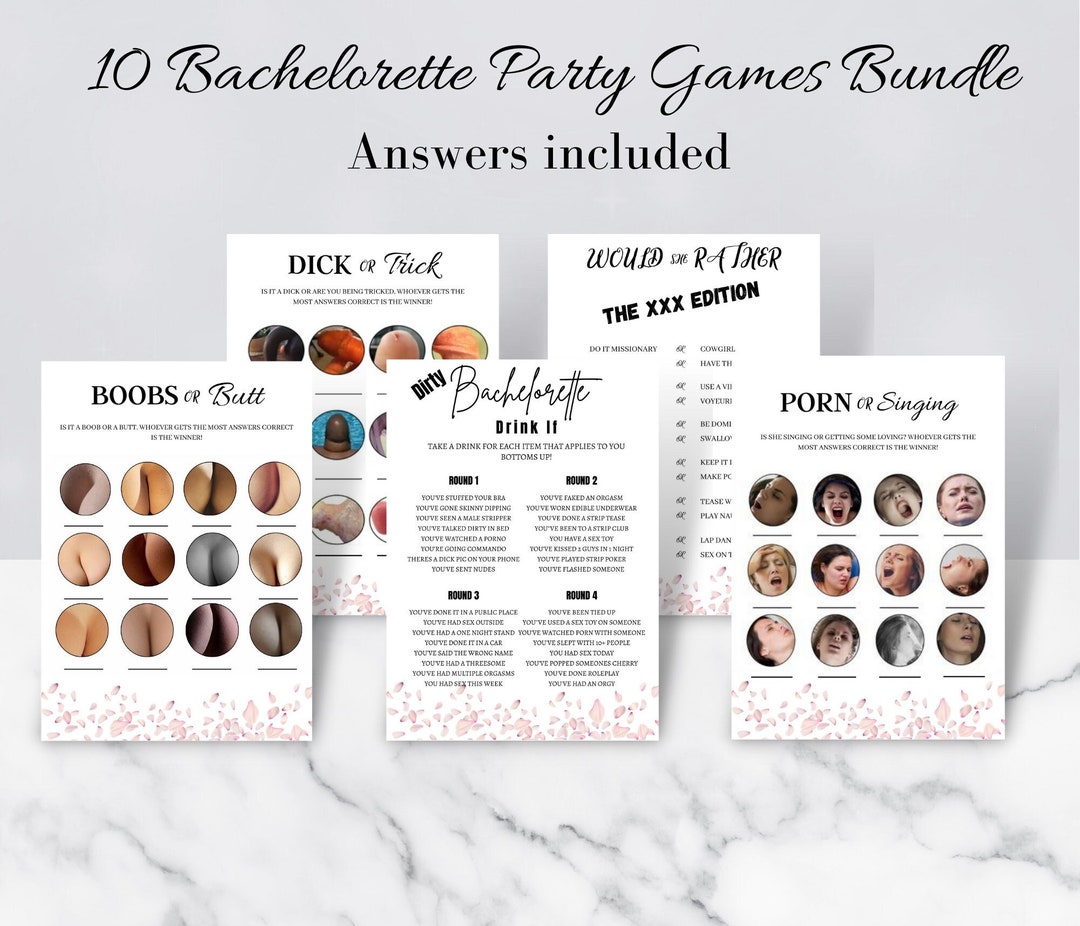 Dirty Bachelorette Party Games, Adult Party Games, Hen Night Games, Hen