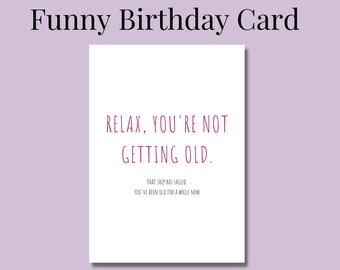 Funny Birthday Card, Naughty Card, Funny Cards, Birthday Gifts, Happy Birthday, Moms Birthday, Husbands Birthday, Instant Download