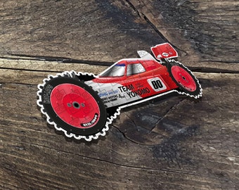 Yokomo Super Dogfighter Sticker, Vintage RC Decals, Radio Controlled Car Stickers, Vintage Radio Controlled Cars