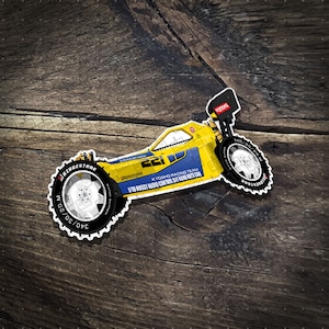 Kyosho Turbo Optima Mid Sticker, Calcomanías RC Vintage, Pegatinas de Coches Controlados por Radio, Coches Controlados por Radio Vintage