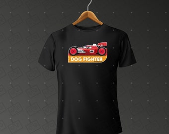 Yokomo Dogfighter 870c T Shirt, Radio Controlled merch, RC Racewear. Vintage Radio Control