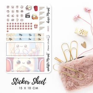 Adesivo Hobonichi Weeks Monthly Kit Monthly Kit S1405 Journal, Calendario, adesivi per planner, adesivi per scrapbooking, adesivi per diario