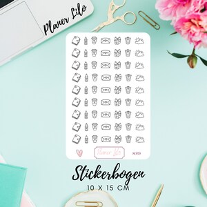 Autocollant Icône Météo Vie Animal S039 Autocollants pour journal, calendrier, agenda, scrapbooking, journal