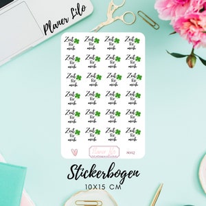 È tempo di adesivi per me che dicono S042Journal, Calendario, adesivi per pianificatore, adesivi per album, adesivi per diario