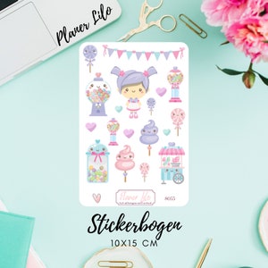 Stickersheet Candy Sweets S055