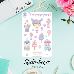 Stickersheet Candy Sweets S055