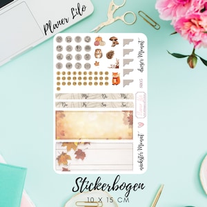 Autocollant Hobonichi Weeks Kit mensuel Kit mensuel S805 Autocollants pour agenda, calendrier, scrapbooking, journal