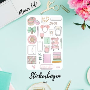 Autocollant Planner Job Pastel Washi S092Journal, Calendrier, autocollants planificateur, autocollants scrapbook, autocollants Journal