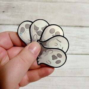 Cute Ghost Stickers | 5 Expression Options