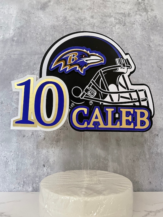 Baltimore Ravens Cake Topper/ Baltimore Ravens Party Etsy