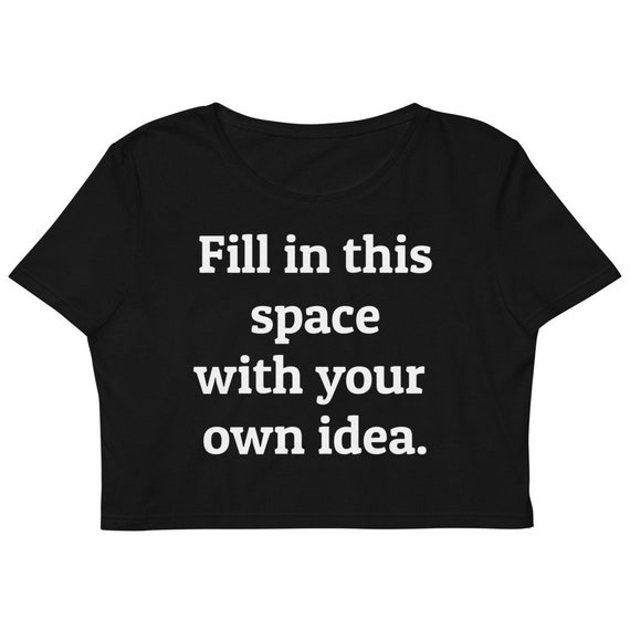 Design own crop top hotsell