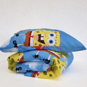 Cotton bedding set. Cotton duvet cover and pillowcase.Cotton bedding for children.