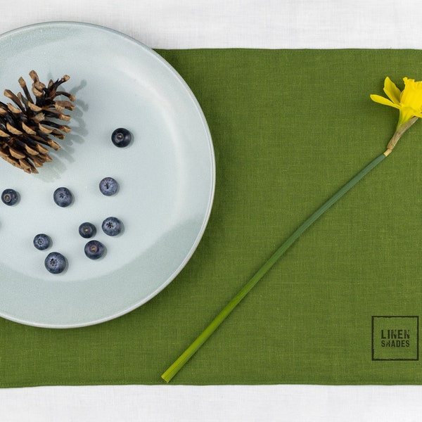 Lime Green Placemats Etsy