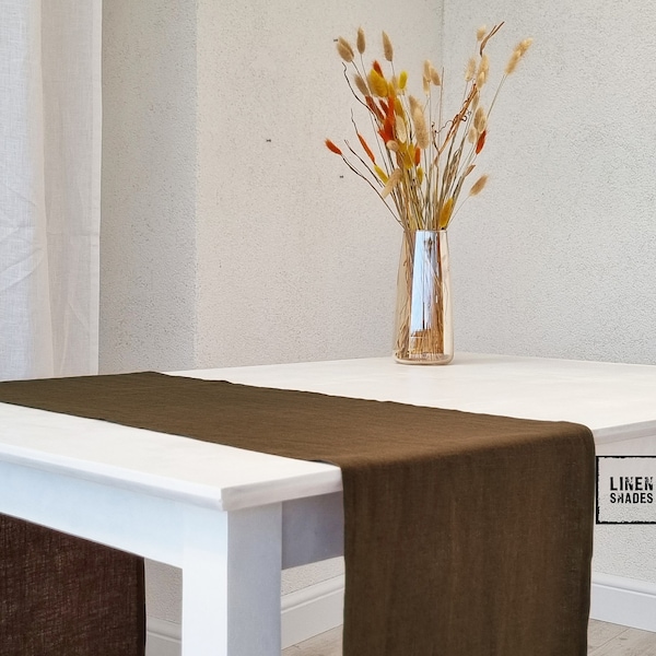 Linen Table Runner Etsy