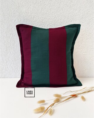 Federa Cuscino Quadrata 60x60 Cm ABAKUHAUS – Mappa USA Colorata, Multicolore Verde, Per Divano E Letto