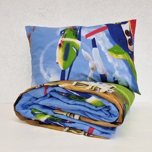 Children&#39;s bedding.Cotton bedding set. Cotton duvet cover and pillowcase.Cotton bedding for children.