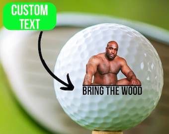 Pelota de golf Barry Woods, pelota de golf divertida Barry Woods, pelota de golf divertida, regalo de Barry Woods, regalo de golf divertido, regalo de golf gag, pelota de golf personalizada