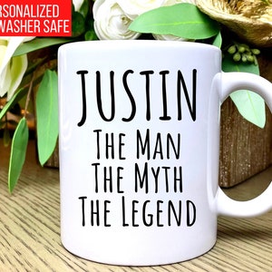 Personalized Mug, Personalized Coffee Mug for Men, Personalized Gift for Him, Gift for Men, Custom Mugs, Coffee Cup, Gift for Dad, Husband