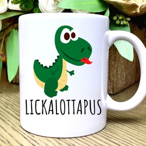 Lickalottapus Mug, Funny Lesbian Coffee Mug, LGBTQ Tea Cup, Gay Coffee Mugs, Lesbian Valentines Gift, Valentines Gift for Girlfriend Gifts
