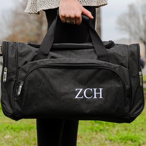 Personalized Birthday Gift Duffel Bag, Men&#39;s Duffle Bag, Overnight Bag, Weekender Bag for Guys, Birthday Gift for Him, Custom Duffel Bag