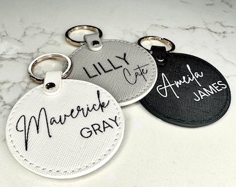 Diaper Bag Name Tag, Backpack Name Tag, Custom Name Keychain, Personalized Diaper Bag Tag, Stroller Tag, Custom Name Backpack Tag, Bag Tag