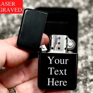 Personalized Lighter, Custom Engraved Lighter, Custom Text Lighter, Boyfriend Husband Groomsman Dad Gift,  Personalized Unique Gift For Guy