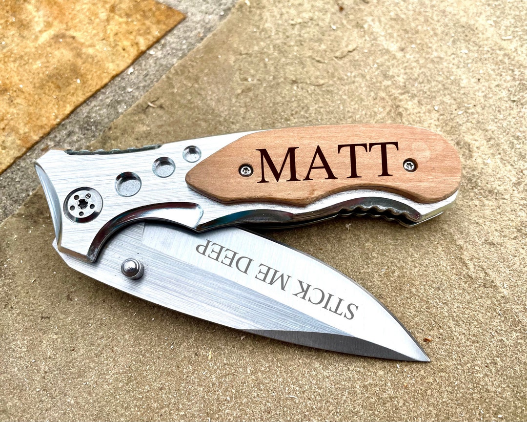 Personalized Pocket Knife, Christmas Gift for Guy, Custom Knife for Christmas, Personalized