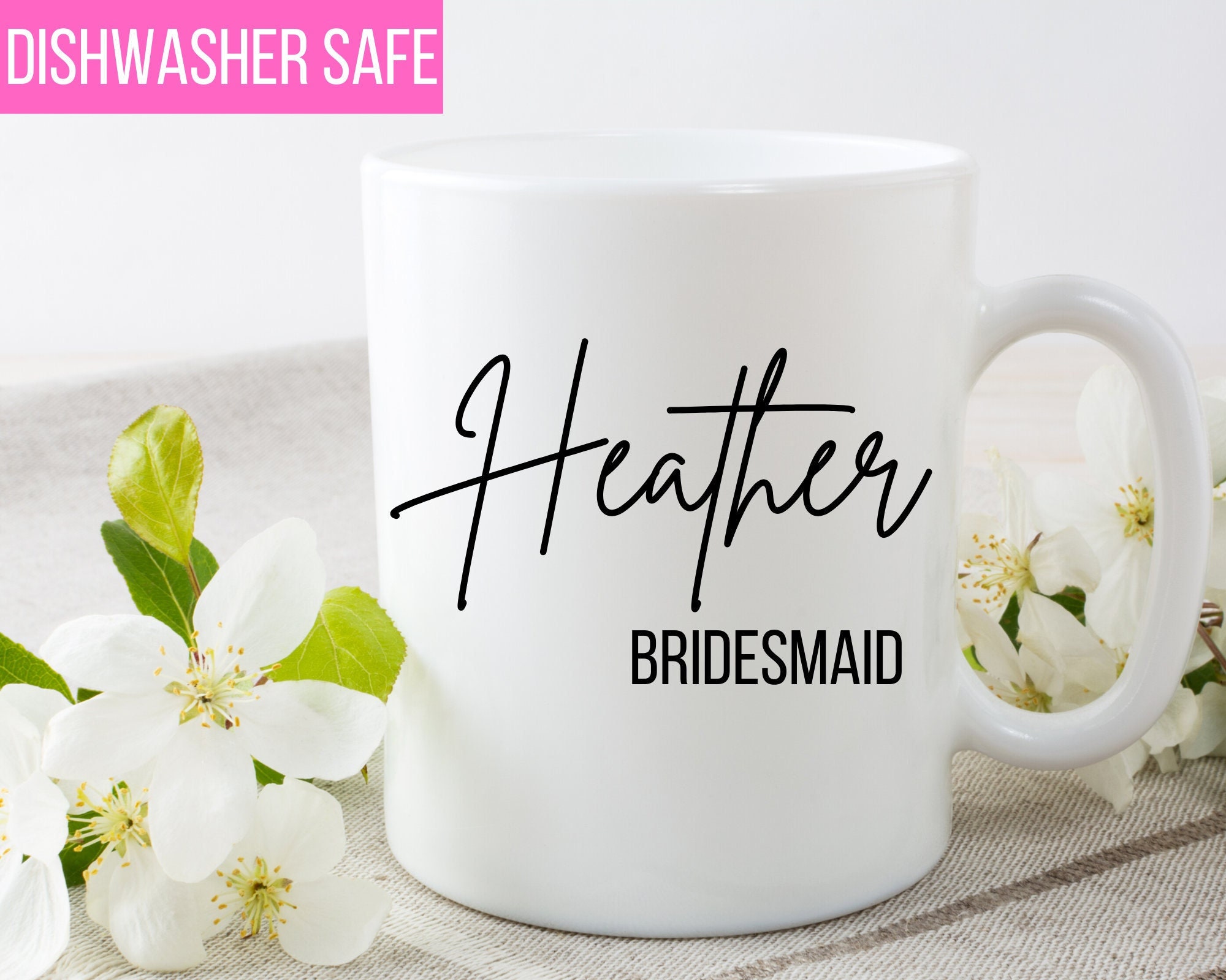 Bridesmaid Coffee Mugs, Bridesmaid Proposal, Bridesmaid Gift Idea, Wedding Party Mugs, Bridesmaid Mugs, Bridesmaid Gifts, Bachelorette Party