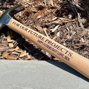 Personalized Hammer, Engraved Hammer, Custom Hammer - Gifts for Men - Husband Anniversary, Boyfriend Father&#39;s Day, Fathers Day Gift, Hammer