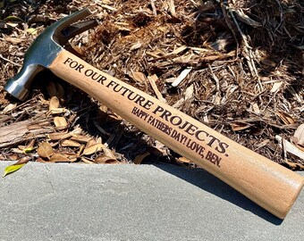 Personalized Hammer, Engraved Hammer, Custom Hammer - Gifts for Men - Husband Anniversary, Boyfriend Father's Day, Fathers Day Gift, Hammer