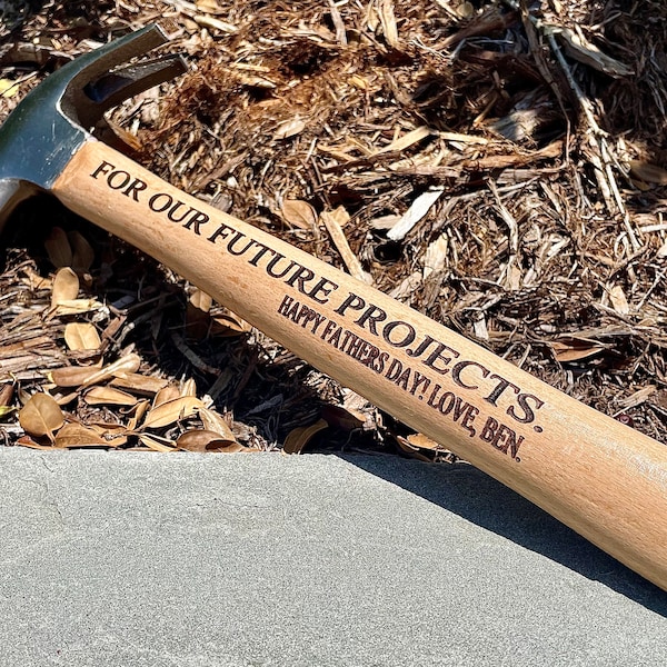 Personalized Hammer, Engraved Hammer, Custom Hammer - Gifts for Men - Husband Anniversary, Boyfriend Father's Day, Fathers Day Gift, Hammer