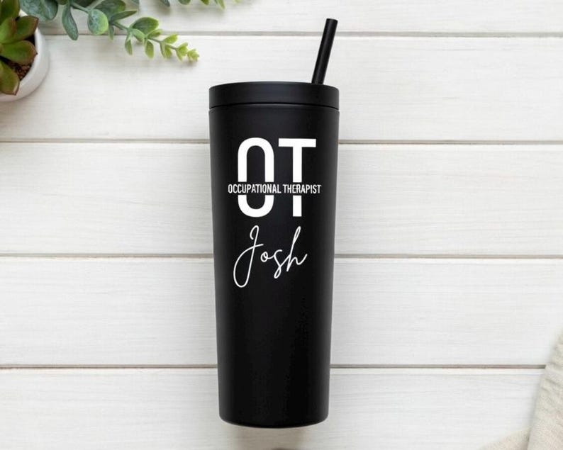Regalos de terapia ocupacional, vaso de terapia ocupacional, asistente de terapia ocupacional, regalo para estudiantes de fisioterapia, regalo de graduación de fisioterapeuta imagen 2