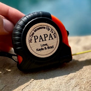 No one measures up, Personalized Tape Measure, Gift for Papa, Gift for Grandpa, Grandparent Gift, Carpenter Gift, Father's Day Gifts, PAPA