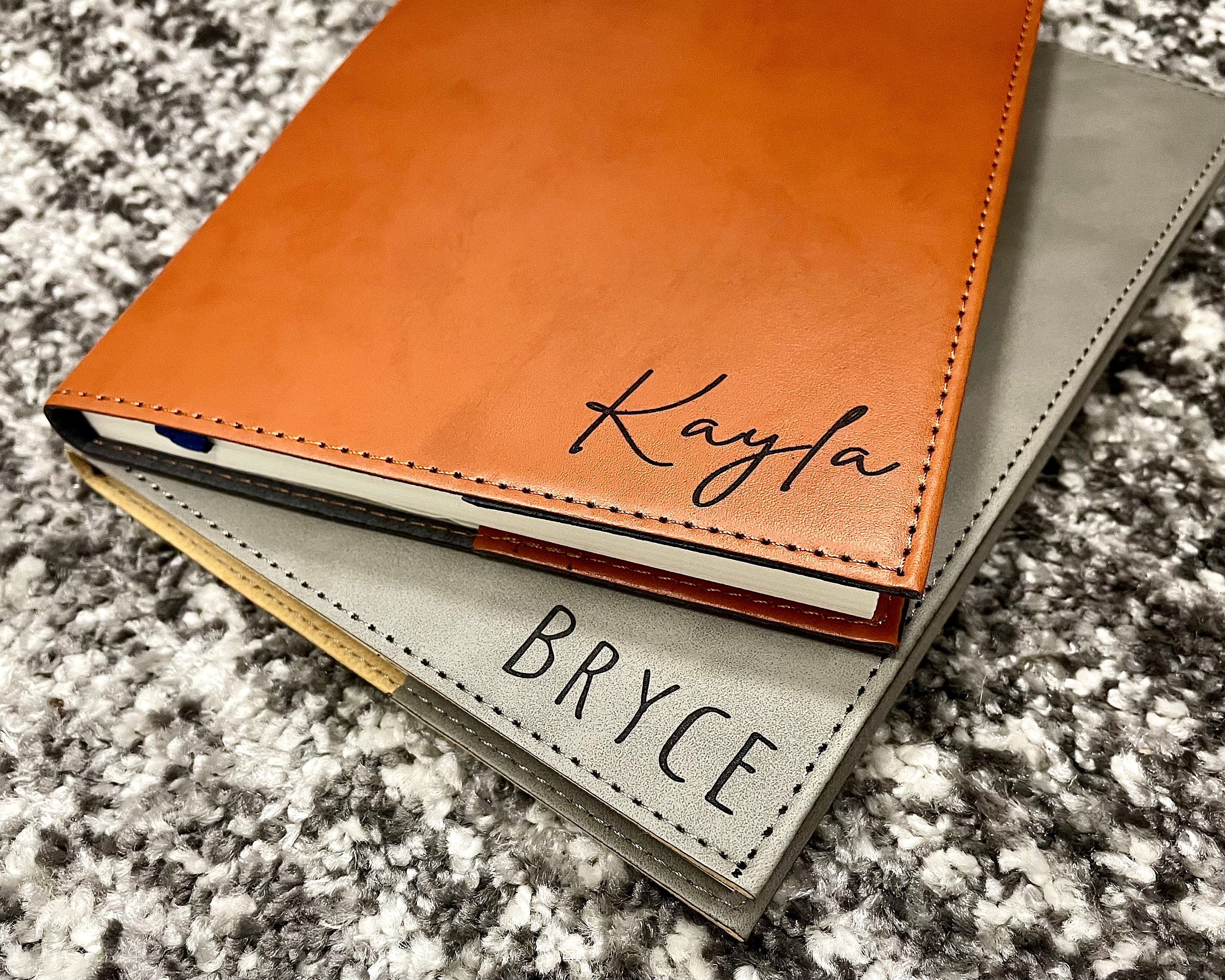 Personalized Leather Samples