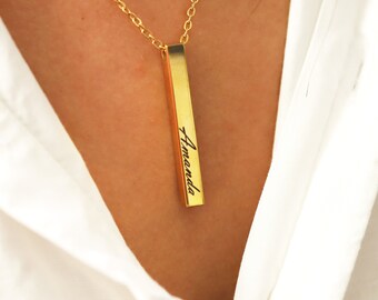Personalized Name Necklace, Gold Name Necklace,  Perfect Gift for Her, Personalized Gift, Custom Name Necklace