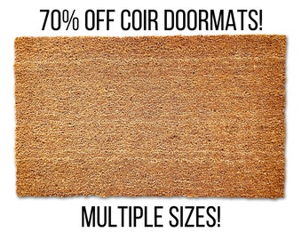 Blank Coir Doormat, Coir Door Mat, Front Door Mat, Welcome Mat, Outdoor Door Mat, Blank Doormat, Plain Doormat, No Design, Bulk Doormats