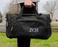Personalized Birthday Gift Duffel Bag, Men's Duffle Bag, Overnight Bag, Weekender Bag for Guys, Birthday Gift for Him, Custom Duffel Bag