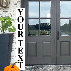 Custom Text Porch Sign, Custom Front Porch Sign, Welcome Sign Front Door, Farmhouse Welcome Sign,Front Porch Sign,Custom Sign for Front Door