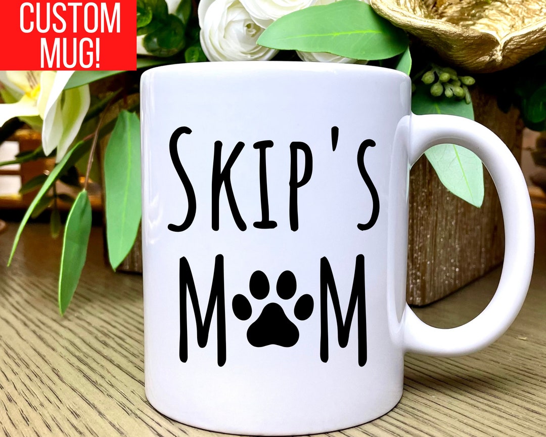Personalized Dog Mom Mug, Custom Dog Mug, Dog Mom Gift, Christmas Gifts ...