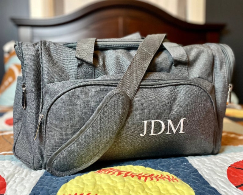 Monogrammed Duffle Bag, Baby Bag, Monogrammed Weekender Bags, Hospital Bag, Monogrammed Duffle Bag, Custom Name Weekender Bags, duffle image 9