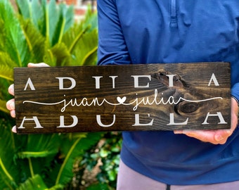 Regalo del día de la madre para la abuela , Abuela Sign , Gift for Abuela , Rustic Sign for Abuela Gift, Personalized Mothers Day Abuela