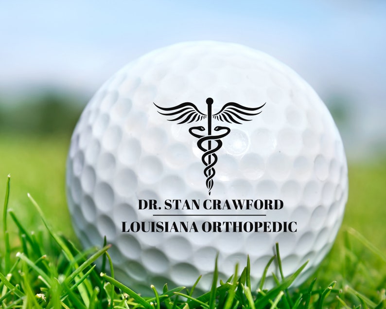 Caduceus Medical Doctor Golf Ball Gifts, Doctor Golf Ball, Custom Dr ...