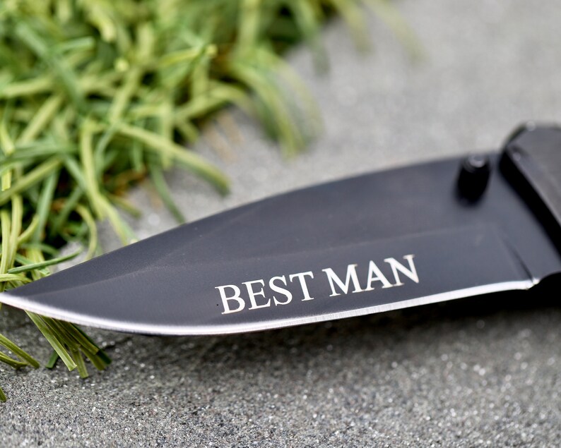 Personalized Pocket Knife for Groomsmen Groomsmen Knives Etsy