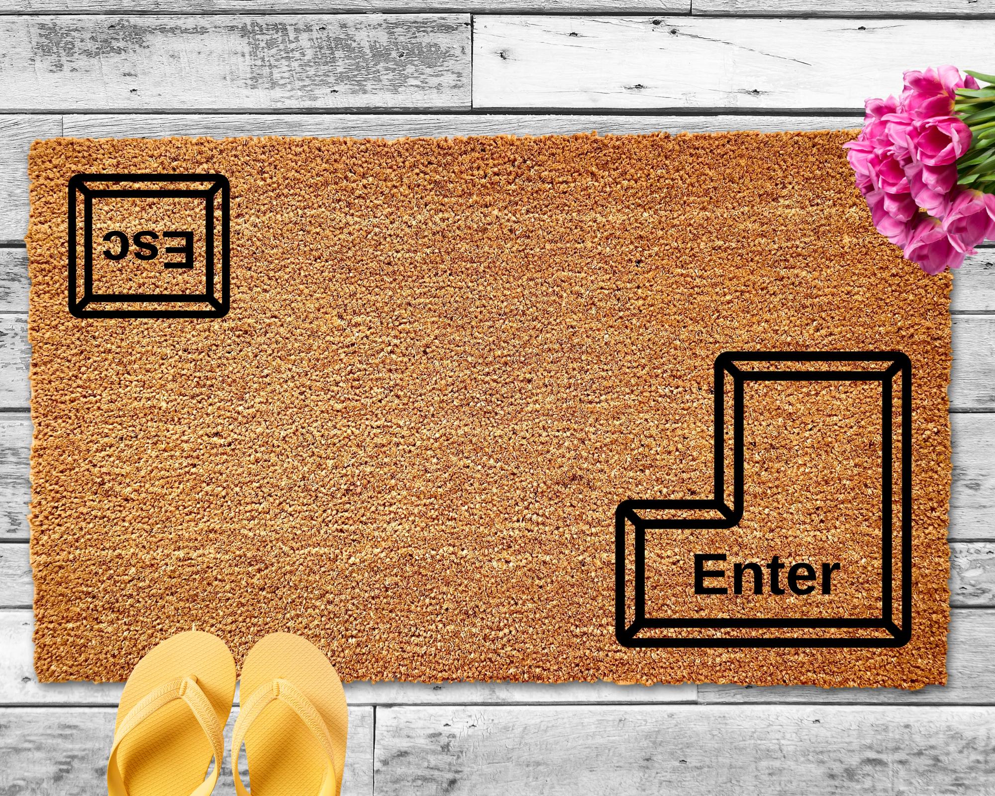 Funny Nerdy Gift Welcome Mat Nerd Unique Door Mat Funny Door Mat ...