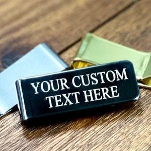 Custom Money Clip for Men Personalized, Money Clips for Groomsmen Proposal, Groomsmen Gifts, Engraved Money Clip, Metal Money Clip Engraved